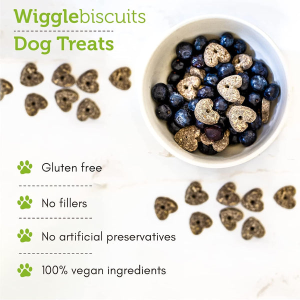 V-Dog - Wiggle Biscuits - Blueberry, 10oz