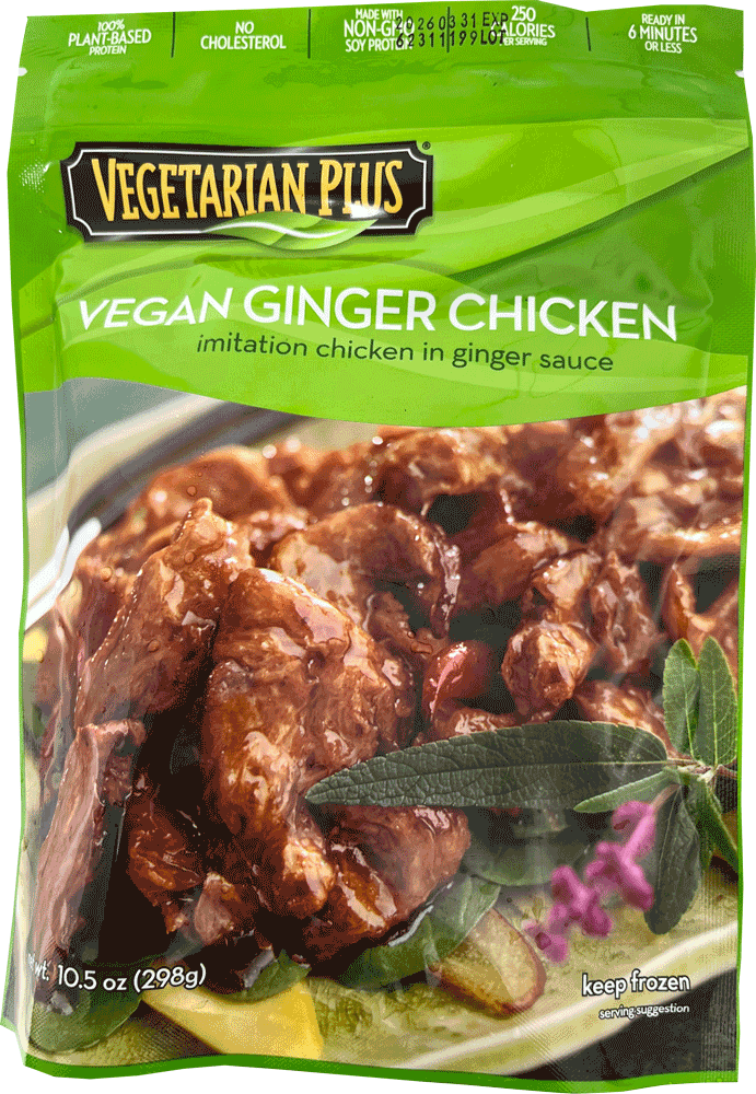 Vegetarian Plus - Ginger Chicken, 10.5oz