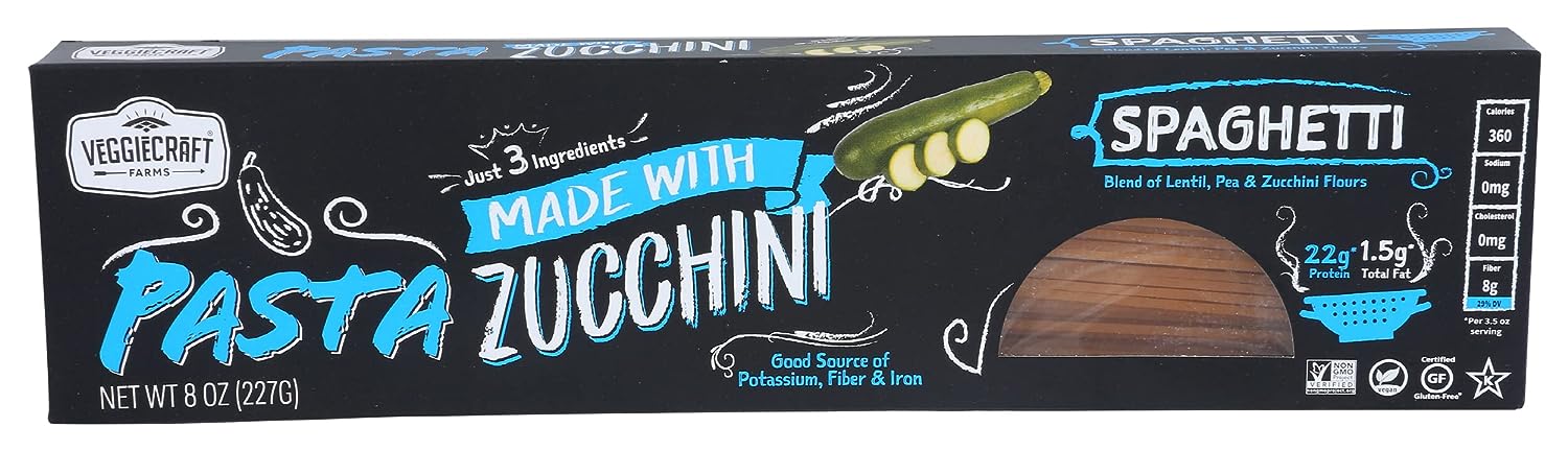 Veggiecraft Pasta Spaghetti Zucchini 8 Oz - Pack Of 6