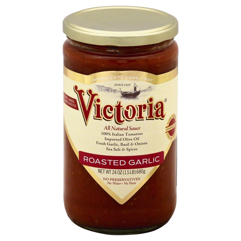 Victoria Sauce Roasted Garlic 24oz - Pack Of 6