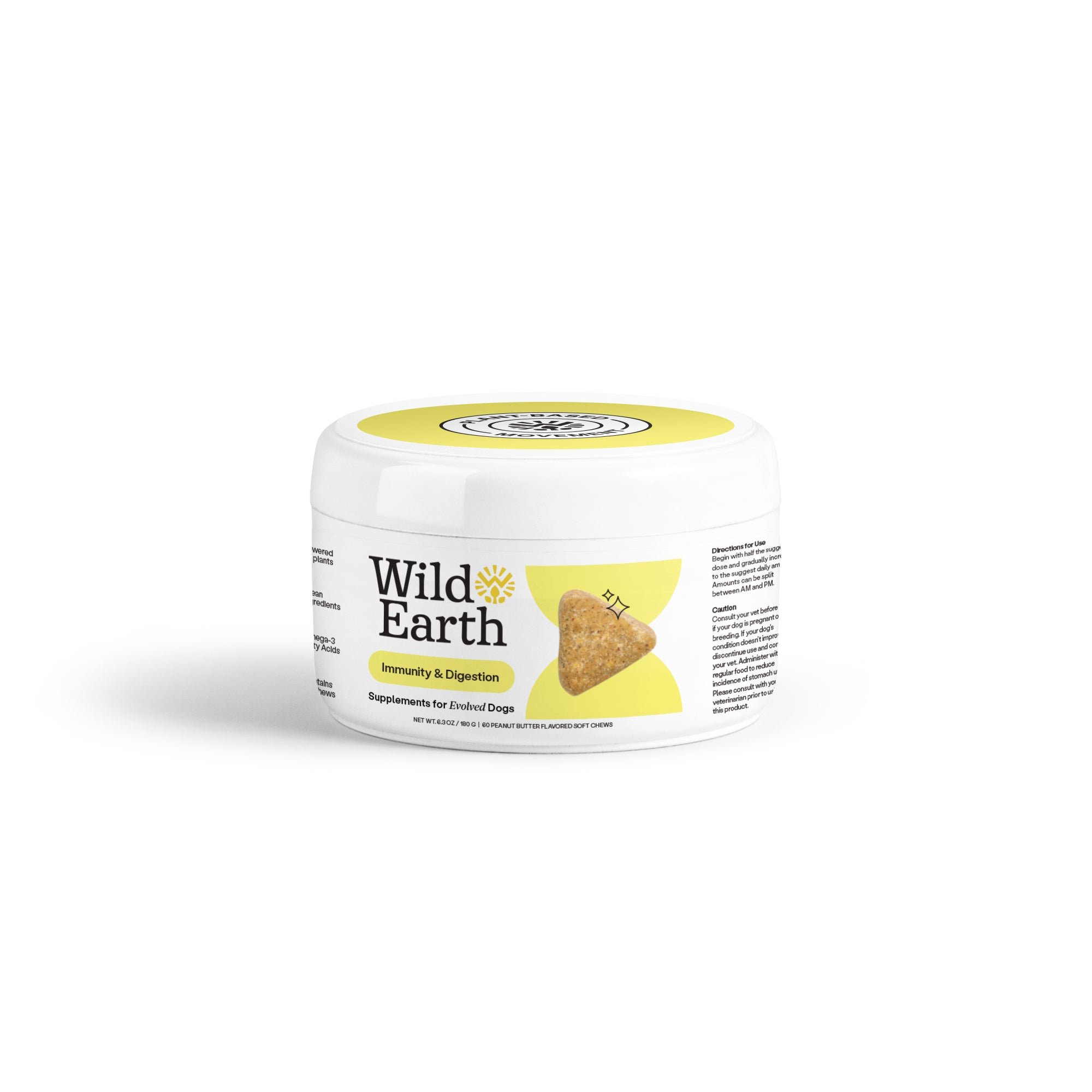 Wild Earth - Immunity & Digestion Dog Supplements, 60pc