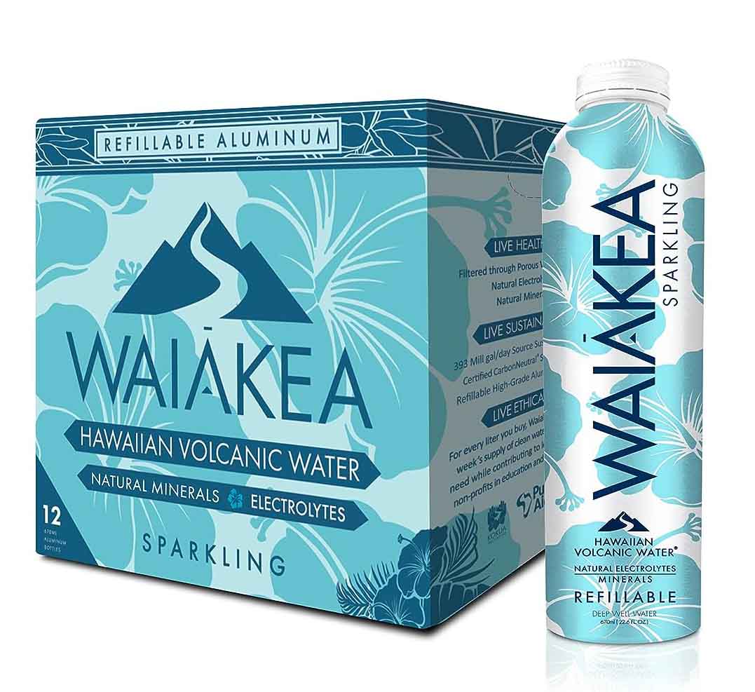 Waiakea Hawaiian Water Volcanic Hawaiian 22.6 Fo - Pack Of 12