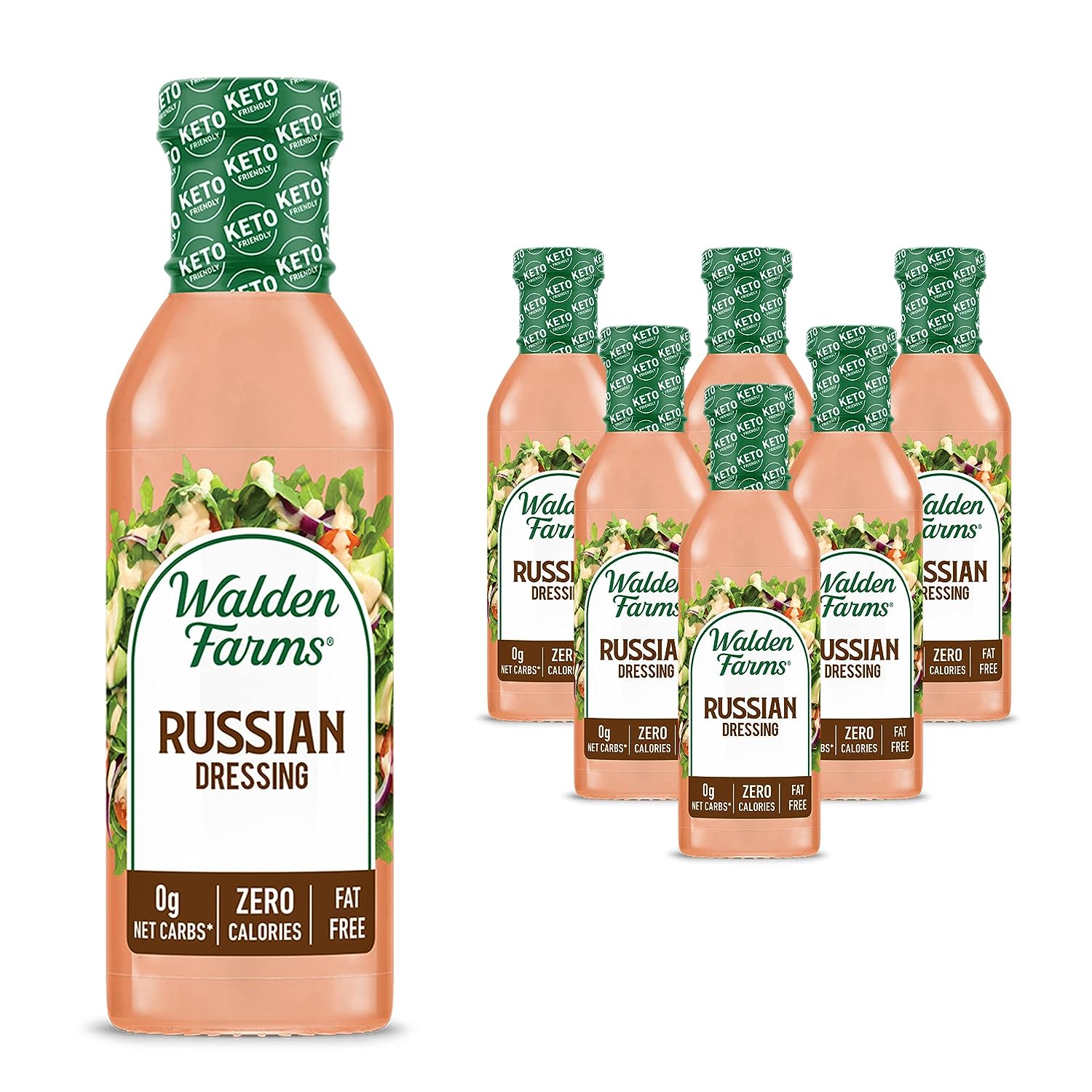 Walden Farms Dressing Calorie-Free Russian 12 Fo - Pack Of 6