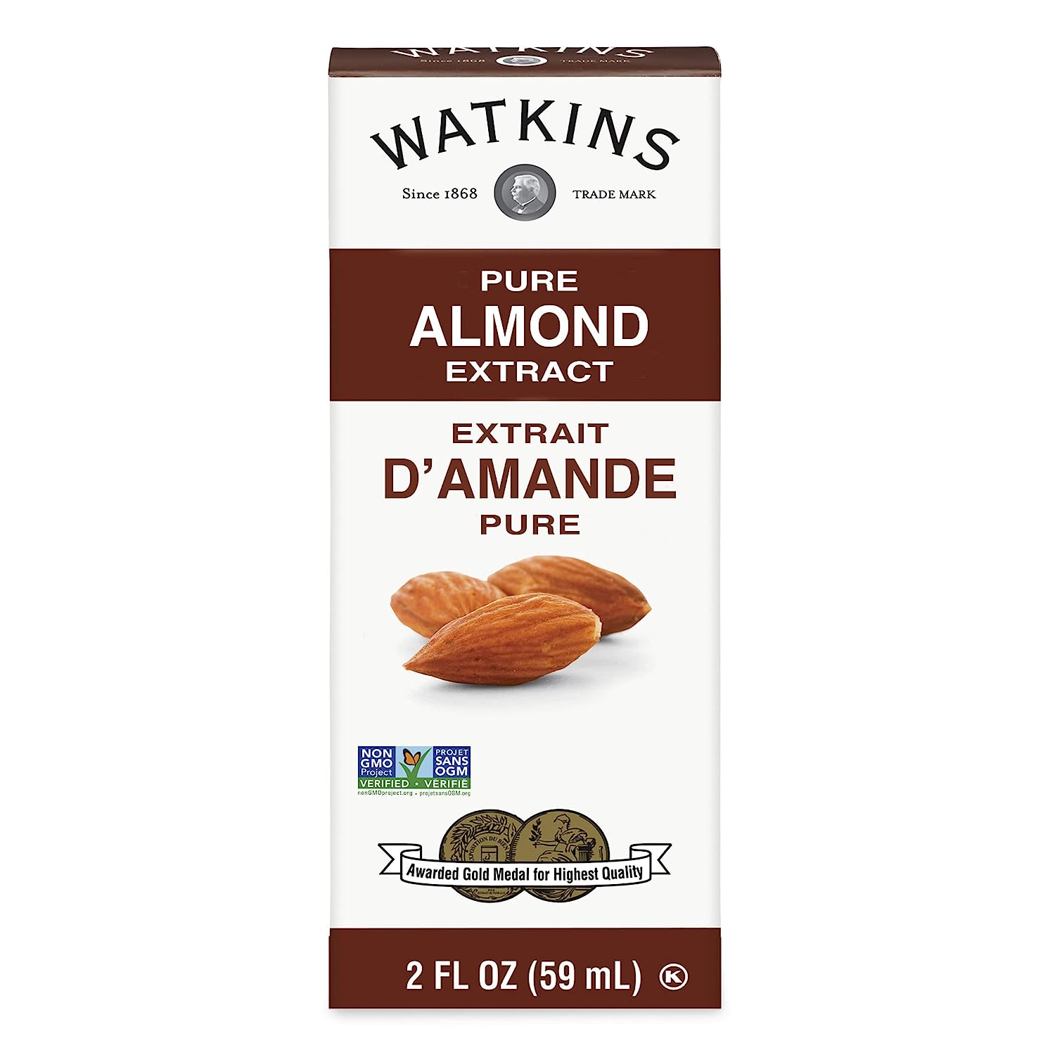 Watkins Extract Almond Org 2 Fo - Pack Of 12