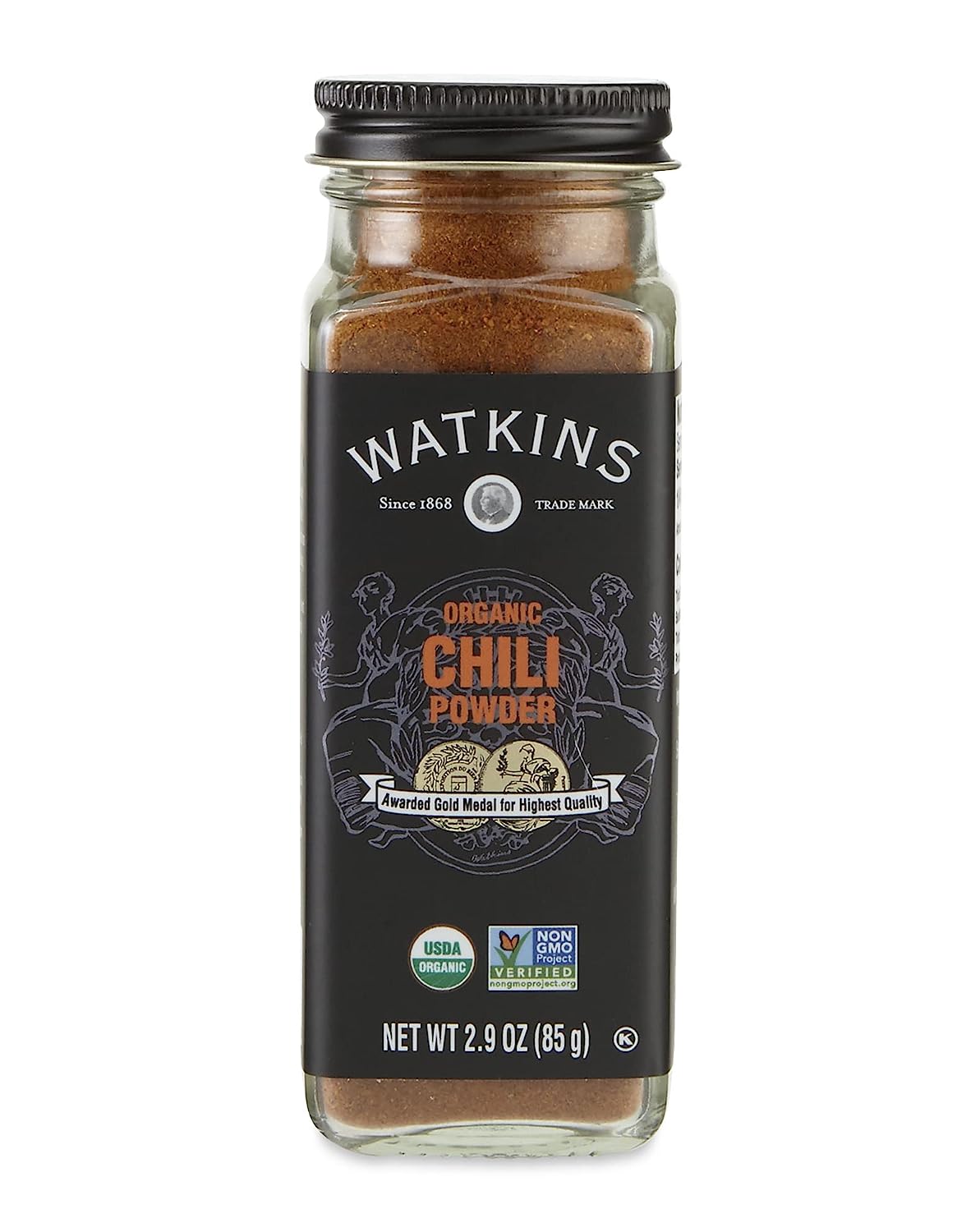 Watkins Ssnng Chili Powder Org 2.9 Oz - Pack Of 3