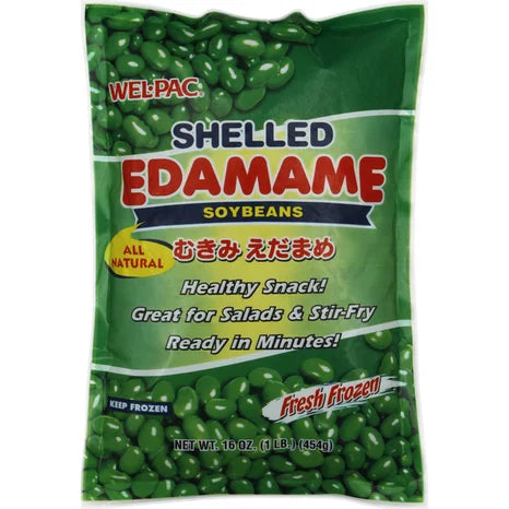 Wel Pac Edamame Frozen Shelled 16 Oz - Pack Of 20