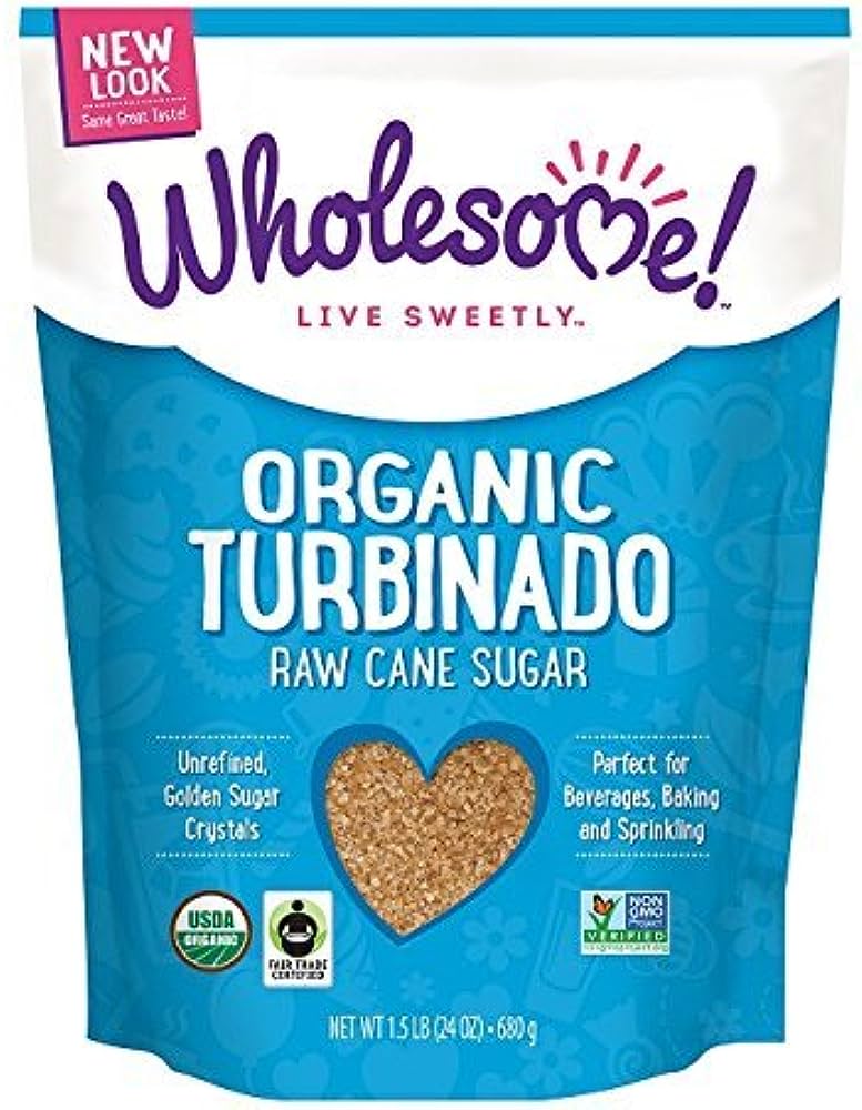 Wholesome Turbinado Raw Org 24 Oz - Pack Of 3