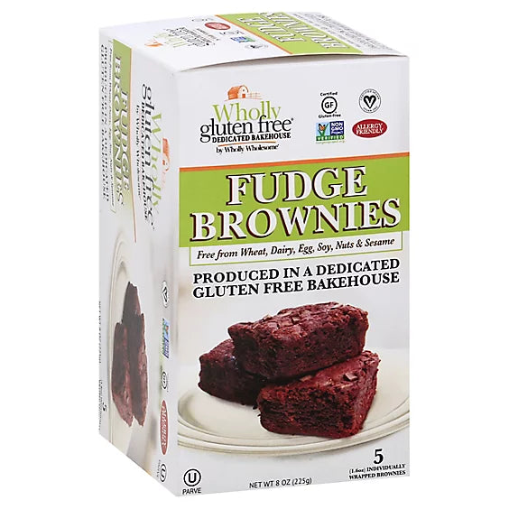 Wholly Wholesome Brownie Frozen Fudge 8 Oz - Pack Of 6