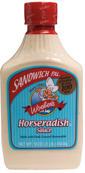 Woeber Sauce Sandwich Pal Horseradish 16 Oz - Pack Of 6