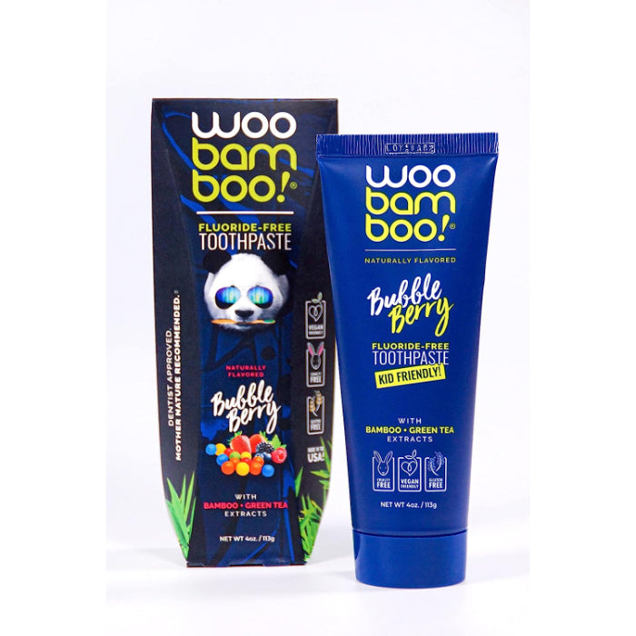 Woobamboo Toothpaste Bubble Berry 4 Oz - Pack Of 1