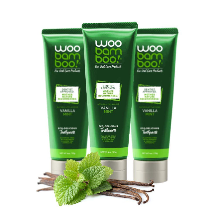 Woobamboo Toothpaste Vanilla Mint 4 Oz - Pack Of 1