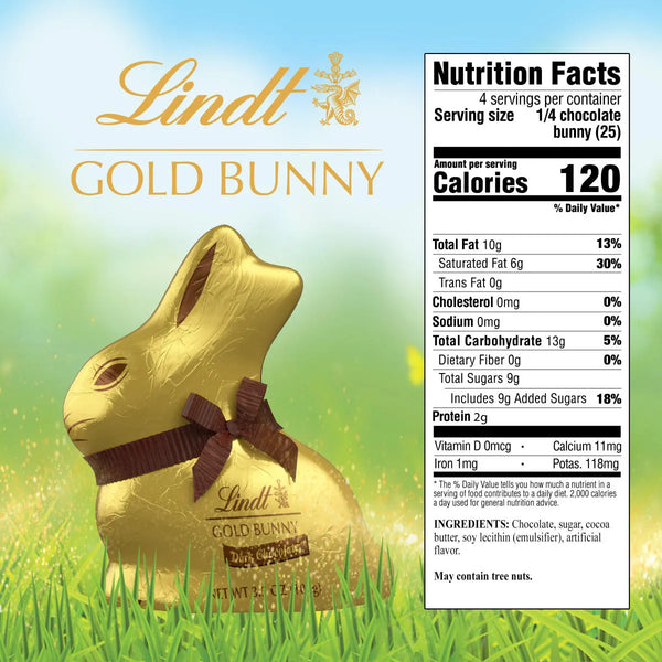 Lindt - Gold Bunny - Dark Chocolate, 3.5oz