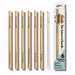 Bamboo Straws, Pack of 6