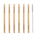 Bamboo Straws, Pack of 6