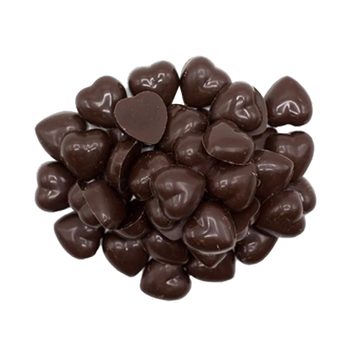 Rawmio - Chocolate Hearts - 100% Dark Chocolate, 2oz