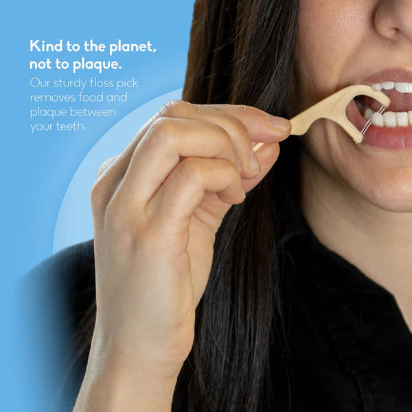 The Humbe Co. - Floss Picks, Mint (50-pack)