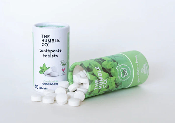 The Humbe Co. - Toothpaste Tablets, Fuoride-Free, Fresh Mint (60-pack)