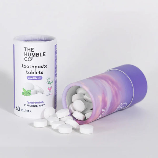 The Humbe Co. - Toothpaste Tablets, Fuoride-Free, Sensitive, Spearmint (60-pack)