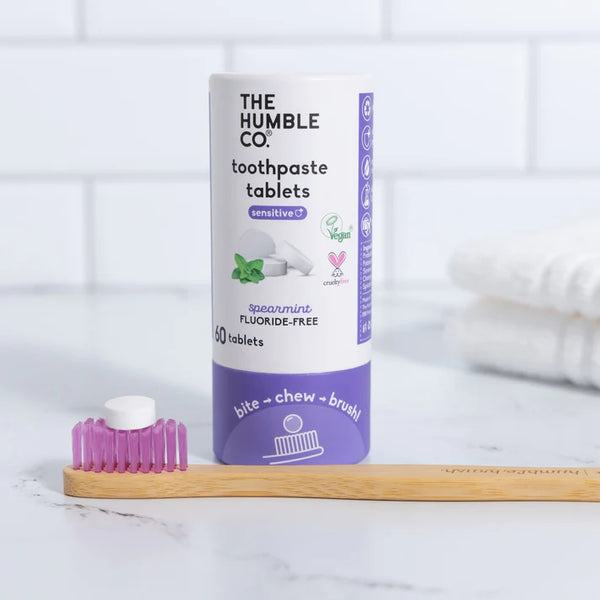 The Humbe Co. - Toothpaste Tablets, Fuoride-Free, Sensitive, Spearmint (60-pack)