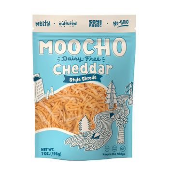 Moocho - Dairy-Free Cheese Shreds Cheddar, 8oz