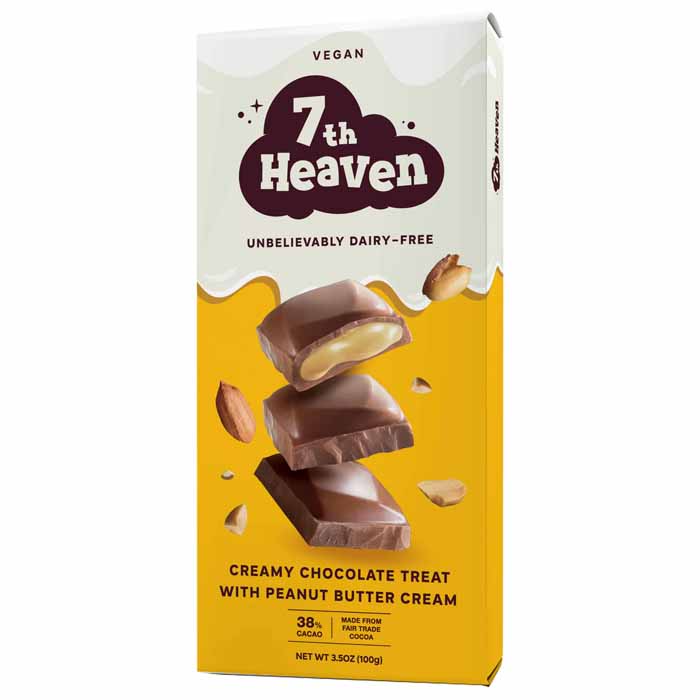 7th Heaven - Peanut Butter Cream Bar, 3.5oz – Vegan Essentials