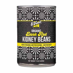 8 Track Foods - Dark Red Kidney Beans, 15oz