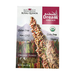 ANDEAN DREAM - Gluten Free Quinoa Fusilli, 8Oz