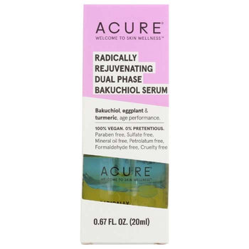 Acure - Radically Rejuvenating Dual Phase Bakuchiol Serum, 0.67 fl oz