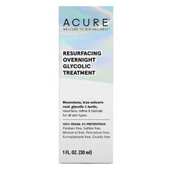 Acure - Resurfacing Overnight Glycolic Treatment, 1 fl oz