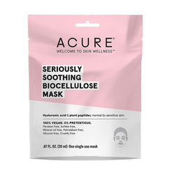 Acure - Seriously Soothing Biocellulose Gel Mask, 0.67oz