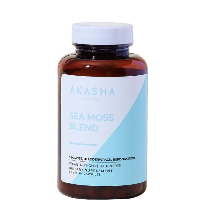 Akasha Superfoods Sea Moss Blend Capsules, 60 Capsules Vegan Essentials Online Store