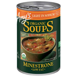 Amy's - Minestrone Low Fat Low Sodium Soup, 14.1oz