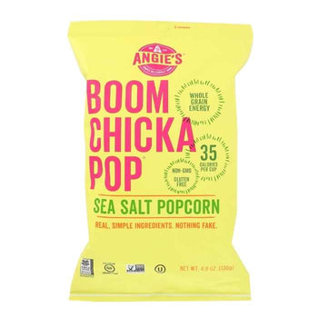 Angie's - Boomchickapop Sea Salt Popcorn, 4.8oz