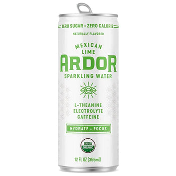Ardor Organic - Mexican Lime Sparkling Water, 12fl oz