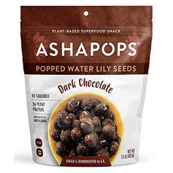 Ashapops - Dark Chocolate Popped Lily Seeds, 1oz