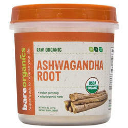 BareOrganics - Ashwagandha Root Powder, 8oz
