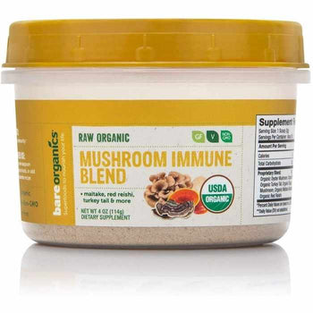 BareOrganics - Mushroom Immune Blend Powder, 4oz