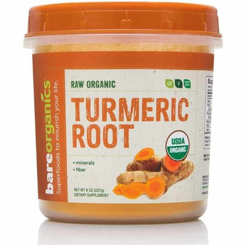 BareOrganics - Turmeric Root Powder, 8oz