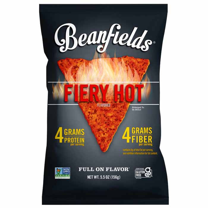 Beanfields Fiery Hot Bean Chips Vegan Essentials