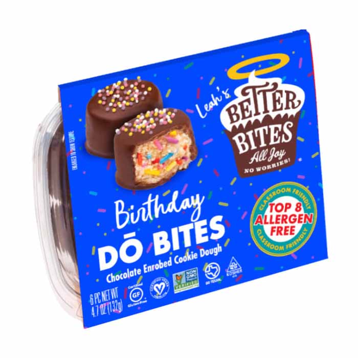 Better Bites - Gluten-Free Chocolate Covered DŌ Bites, 6 Pack | Multiple Flavors