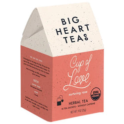 Big Heart Tea Co. - Organic Cup of Love Tea Bags, 10-Pack