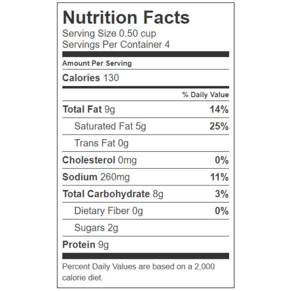 Big Mountain Foods - Lion's Mane Mushroom Crumble, 12oz - back