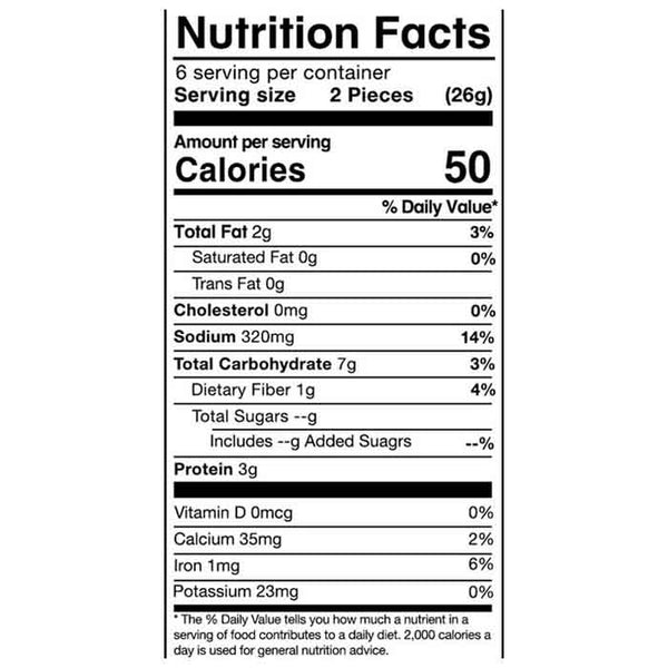 Blaz'N Bacon by Good2Go Veggie, 5.5oz - Back