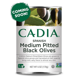 Cadia - Olives Black Pitted, 6oz