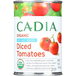 Cadia - Tomatoes Diced No Salt Added, 14.5oz