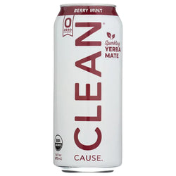 Clean Cause - Yerba Mate Berry Mint Zero Calorie, 16oz