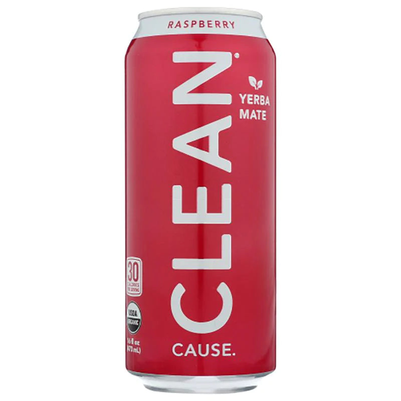 Clean Cause - Yerba Mate Raspberry, 16oz