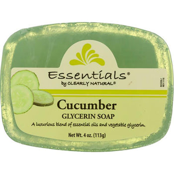 Clearly Natural - Cucumber Glycerin Soap Bar, 4oz