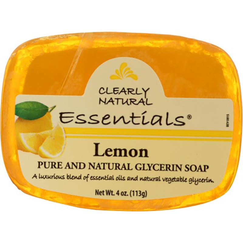 Clearly Natural - Lemon Glycerin Soap Bar, 4oz – Vegan Essentials