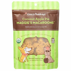 Coco Therapy - Organic Maggie's Macaroons For Dogs, 4oz | Multiple Flavors